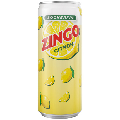 20 x Zingo Sockerfri 330 ml Citron