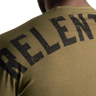 GASP Skull Standard Tee Army Green Melange