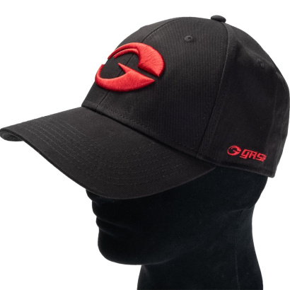 GASP Baseball Cap Black/Red GASP Baseball Cap Black/Red