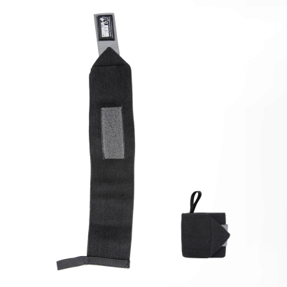 Gorilla Wear Wrist Wraps Basic Black/Grey Gorilla Wear Wrist Wraps Basic Black/Grey