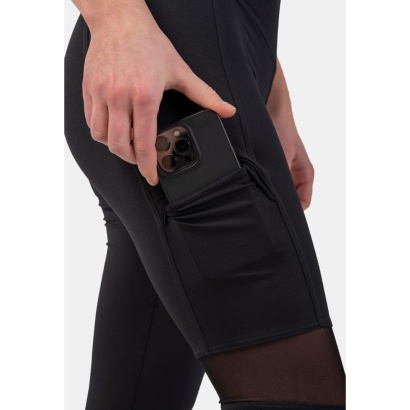 NEBBIA Sporty Smart Pocket High-Waist Leggings Black