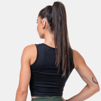 NEBBIA Fit & Sporty Tank Top Black NEBBIA Fit & Sporty Tank Top Black