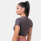 NEBBIA Sporty Crop Top Marron