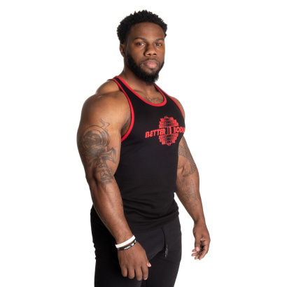 Better Bodies Dumbbell T-Back Black/Red