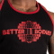Better Bodies Dumbbell T-Back Black/Red