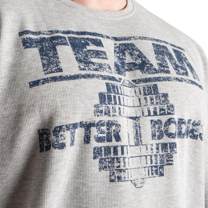 Better Bodies Team Iron Thermal Tee Grey Melange