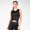 Gorilla Wear Estelle Twisted Crop Top Black