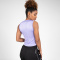 Gorilla Wear Estelle Twisted Crop Top Lilac