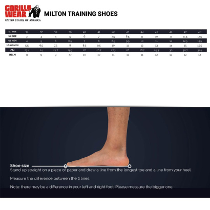 Gorilla Wear Milton Training Shoes Black/Fuchsia