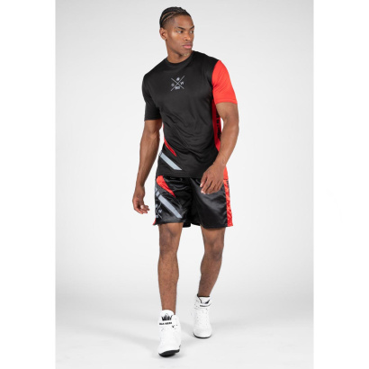 Gorilla Wear Hornell T-Shirt Black/Red Gorilla Wear Hornell T-Shirt Black/Red