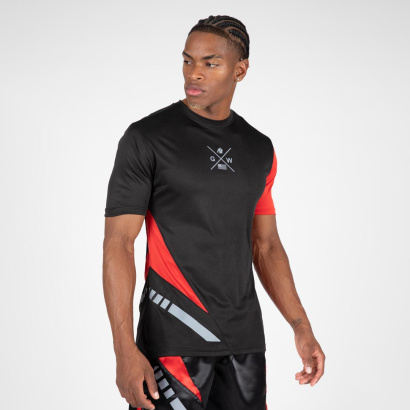 Gorilla Wear Hornell T-Shirt Black/Red Gorilla Wear Hornell T-Shirt Black/Red