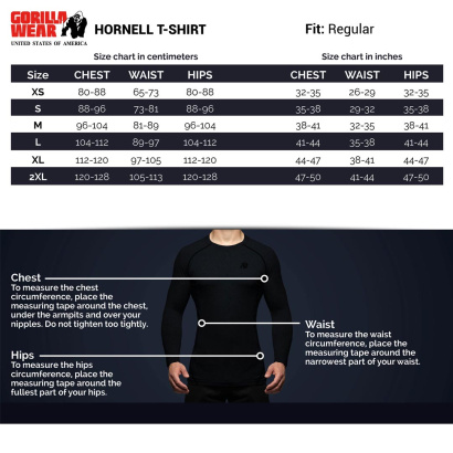 Gorilla Wear Hornell T-Shirt Black/Grey Gorilla Wear Hornell T-Shirt Black/Grey