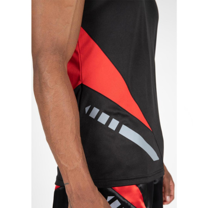 Gorilla Wear Hornell Tank Top Black/Red
