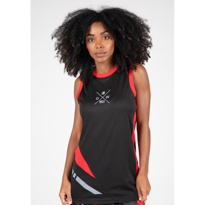 Gorilla Wear Hornell Tank Top Black/Red