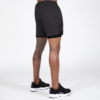 Gorilla Wear Modesto 2-In-1 Shorts Black Gorilla Wear Modesto 2-In-1 Shorts Black