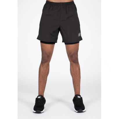 Gorilla Wear Modesto 2-In-1 Shorts Black Gorilla Wear Modesto 2-In-1 Shorts Black