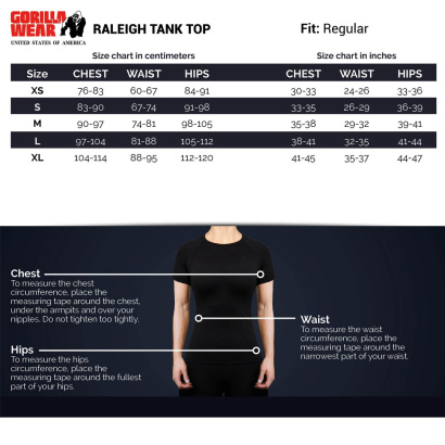 Gorilla Wear Raleigh Tank Top Black