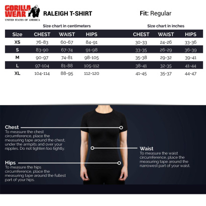 Gorilla Wear Raleigh T-Shirt Black