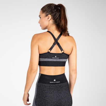 Gorilla Wear Selah Seamless Sports Bra Black