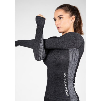 Gorilla Wear Selah Seamless Long Sleeve Black