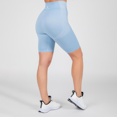 Gorilla Wear Selah Seamless Cycling Shorts Light Blue Gorilla Wear Selah Seamless Cycling Shorts Light Blue