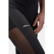 NEBBIA Black Mesh Design Leggings Black