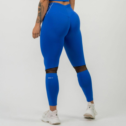 NEBBIA FIT Active High Waist Leggings Blue
