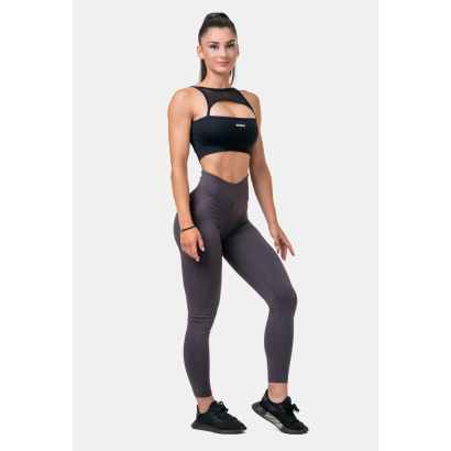 NEBBIA Classic HERO High Waist Leggings Marron