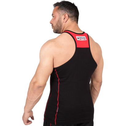 Gorilla Wear Wallace Tank Top Black Red Gorilla Wear Wallace Tank Top Black Red
