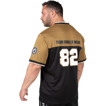 Gorilla Wear Trenton Football Jersey Black/Gold