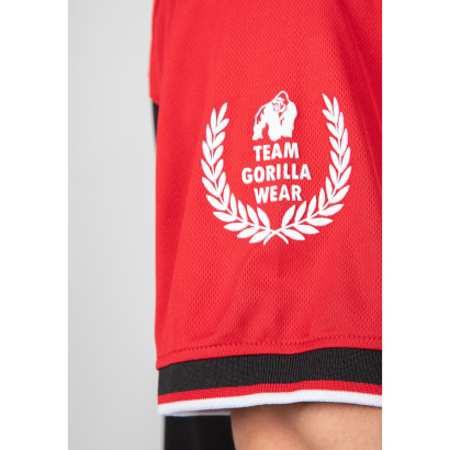 Gorilla Wear Trenton Football Jersey Black/Red