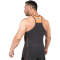 Gorilla Wear Wallace Tank Top Grey Orange