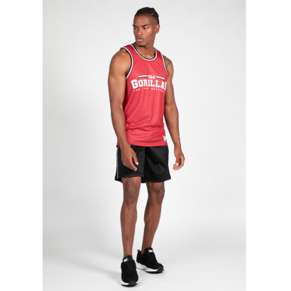 Gorilla Wear Keene Reversible Tank Top Red/Black