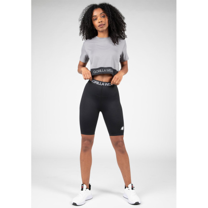 Gorilla Wear Colby Cropped T-Shirt Grey Gorilla Wear Colby Cropped T-Shirt Grey