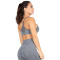 Gorilla Wear Quincy Seamless Sports Bra Grey Melange