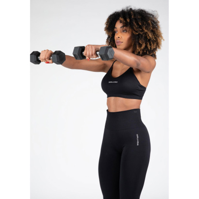 Gorilla Wear Quincy Seamless Sports Bra Black