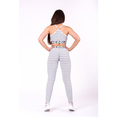 NEBBIA Boho 3D Pattern Tights Light Grey NEBBIA Boho 3D Pattern Tights Light Grey