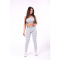 NEBBIA Boho 3D Pattern Tights Light Grey