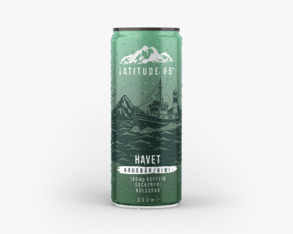 24 x Latitude 65 330 ml Havet - Krusbär/Kiwi
