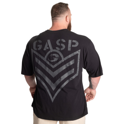 GASP Slub Iron Tee Washed Black GASP Slub Iron Tee Washed Black
