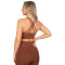 Gorilla Wear Arizona Sports Bra Brown