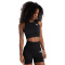 Gorilla Wear Olivia Seamless Crop Top Black