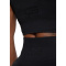 Gorilla Wear Olivia Seamless Crop Top Black