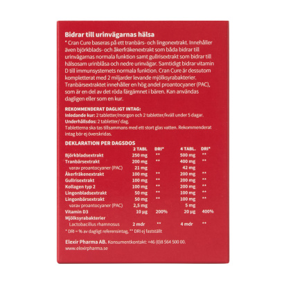 Elexir Pharma Cran Cure 60 tabs