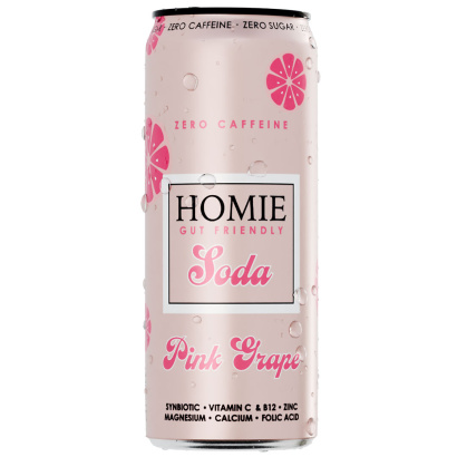 24 x Homie Soda Synbiotic 330 ml Mixflak