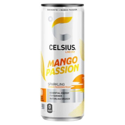 24 x Celsius 355 ml Mango Passion SUPER DEAL