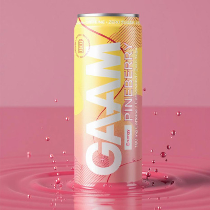24 x GAAM Energy 330 ml Pineberry