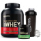 Whey Gold Standard 2.2 kg + Creatine 187 g + Shaker 1000 ml Black