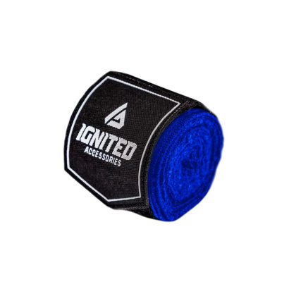 Ignited Boxing Hand Wraps Deep Blue 4.5 m