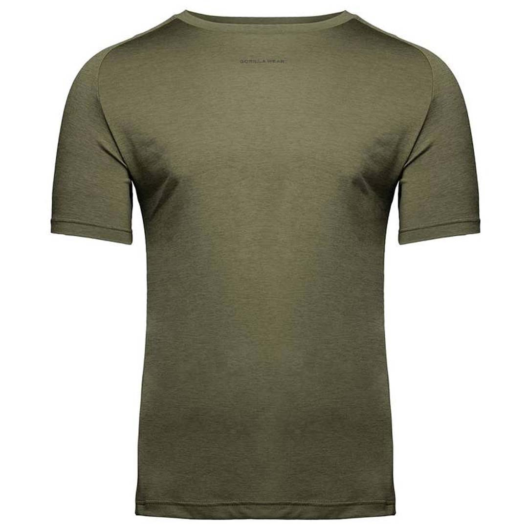 Gorilla Wear Taos T-Shirt Army Green i gruppen Träningskläder / T-shirt hos Proteinbolaget (PB-26944)